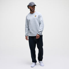 Minnesota Vikings Tech Fleece Raglan Sweatshirt - Heather Gray Sweatshirts