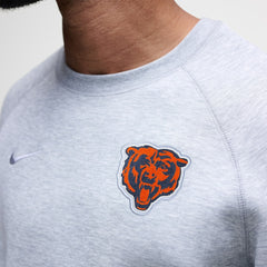 Chicago Bears Tech Fleece Raglan Sweatshirt - Heather Gray Sweatshirts