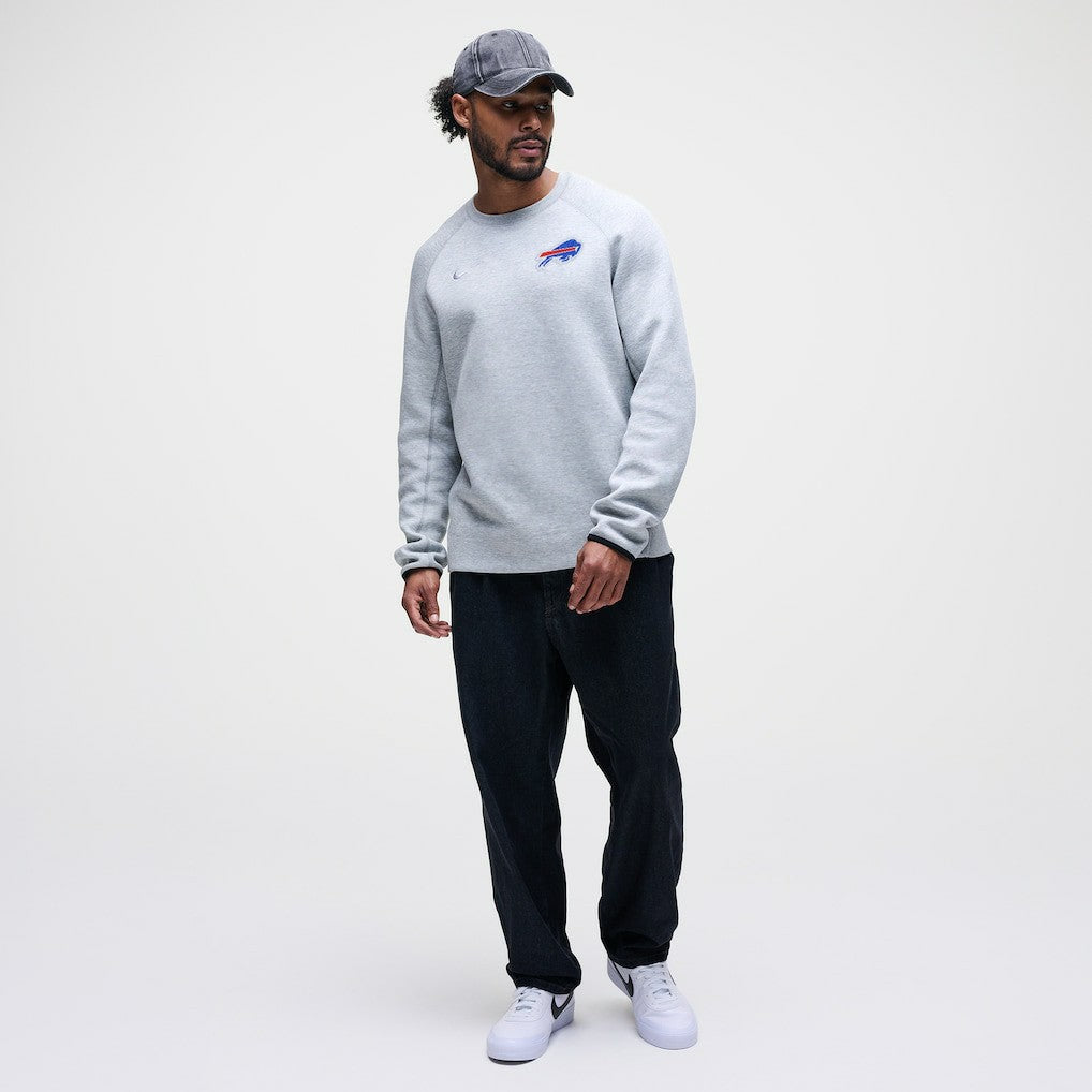 Buffalo Bills Tech Fleece Raglan Sweatshirt - Heather Gray Sweatshirts