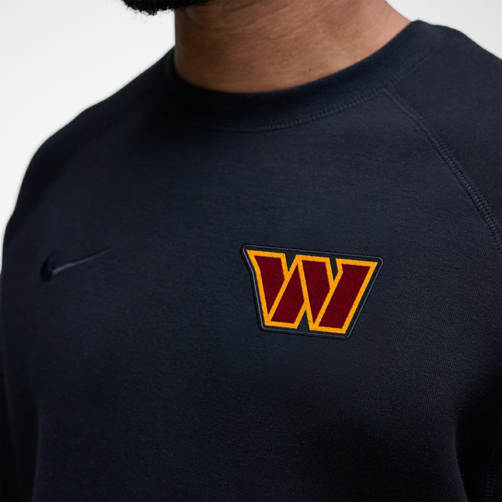 Washington Commanders Tech Fleece Raglan Sweatshirt - Black Sweatshirts