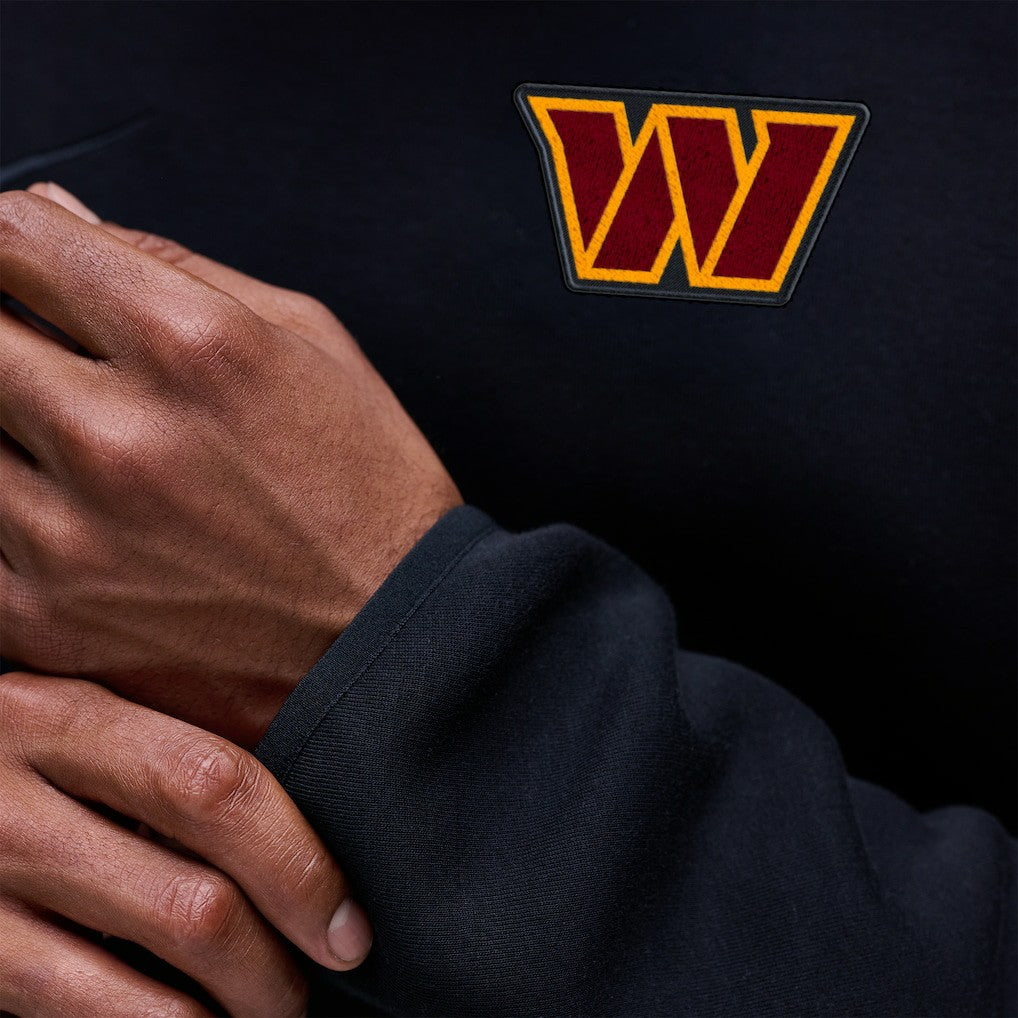 Washington Commanders Tech Fleece Raglan Sweatshirt - Black Sweatshirts
