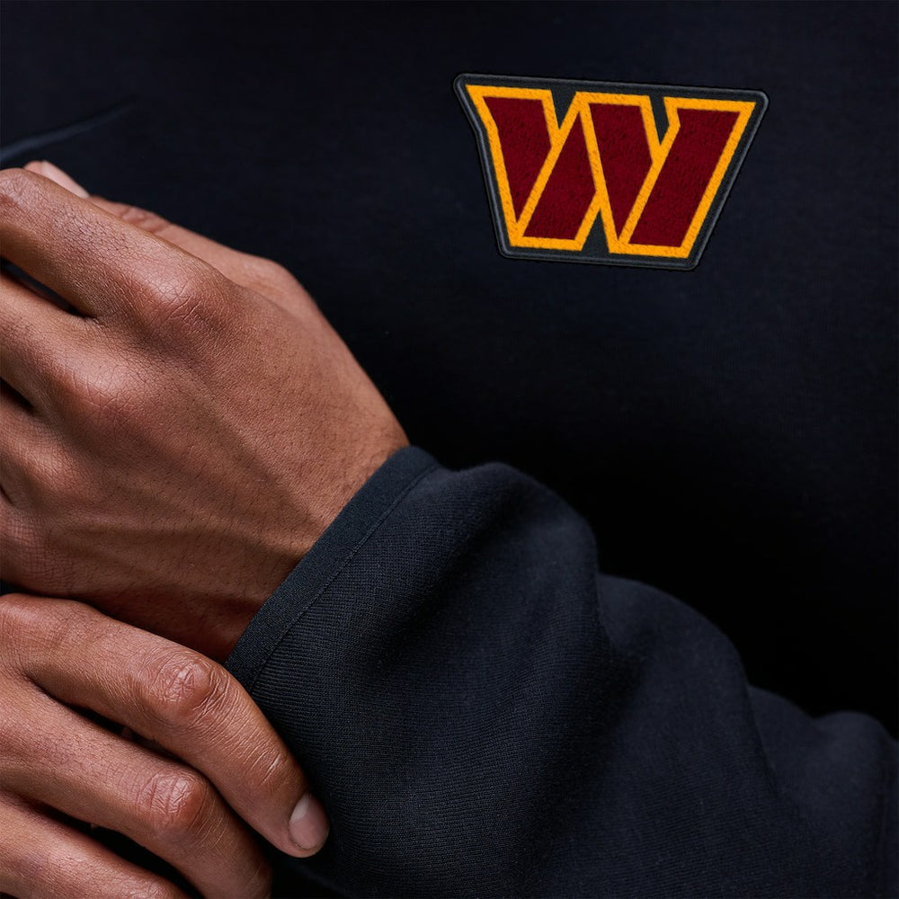 Washington Commanders Tech Fleece Raglan Sweatshirt - Black Sweatshirts