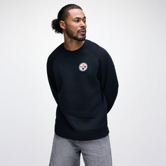 Pittsburgh Steelers Tech Fleece Raglan Sweatshirt - Black Sweatshirts