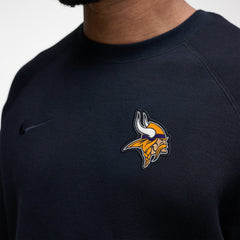 Minnesota Vikings Tech Fleece Raglan Sweatshirt - Black Sweatshirts