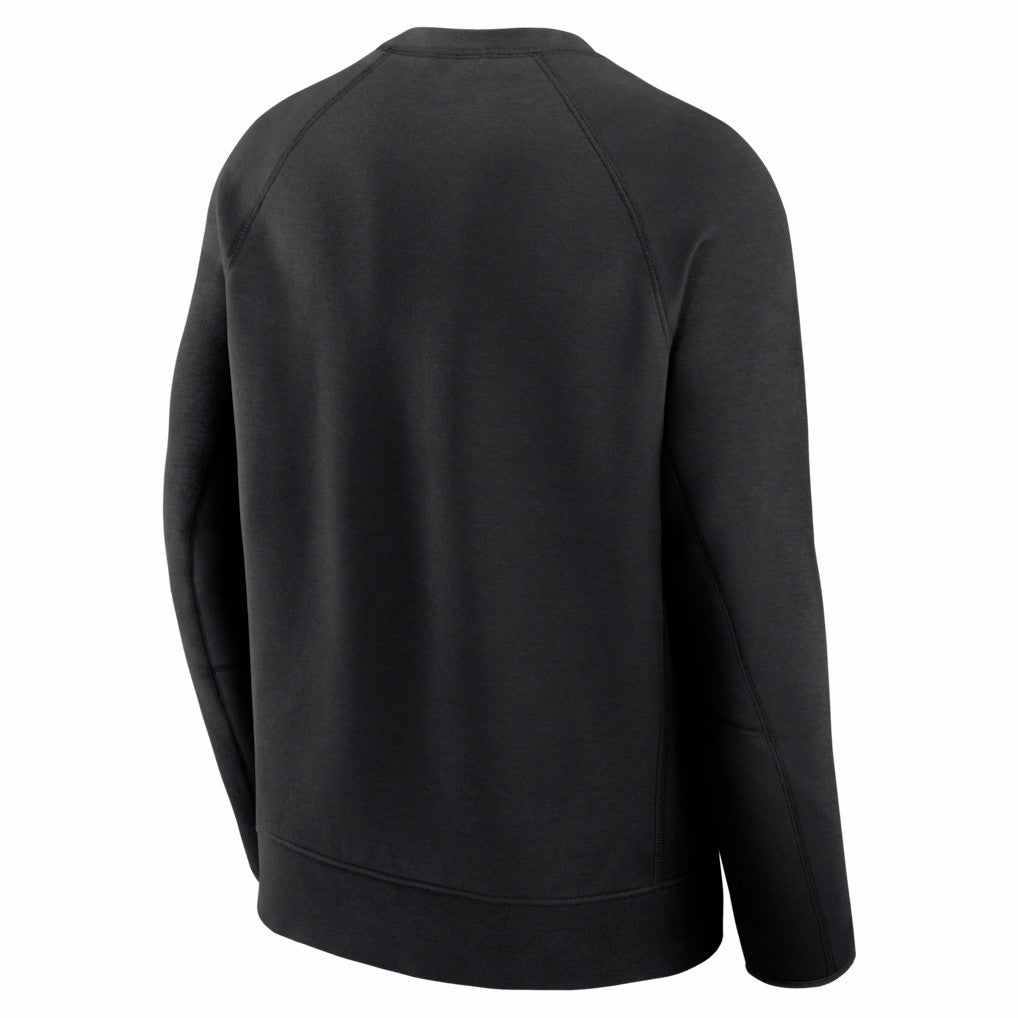 Minnesota Vikings Tech Fleece Raglan Sweatshirt - Black Sweatshirts