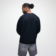 Green Bay Packers Tech Fleece Raglan Sweatshirt - Black Sweatshirts