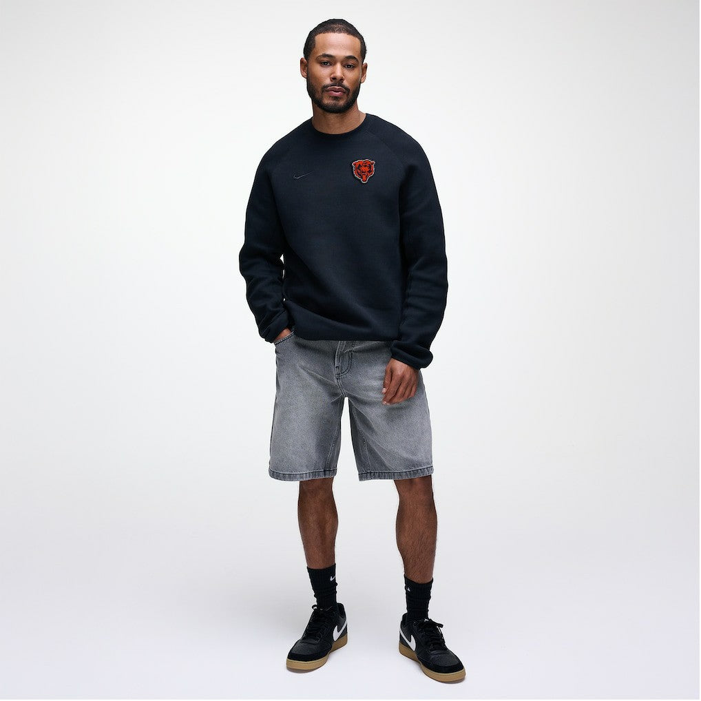 Chicago Bears Tech Fleece Raglan Sweatshirt - Black Sweatshirts
