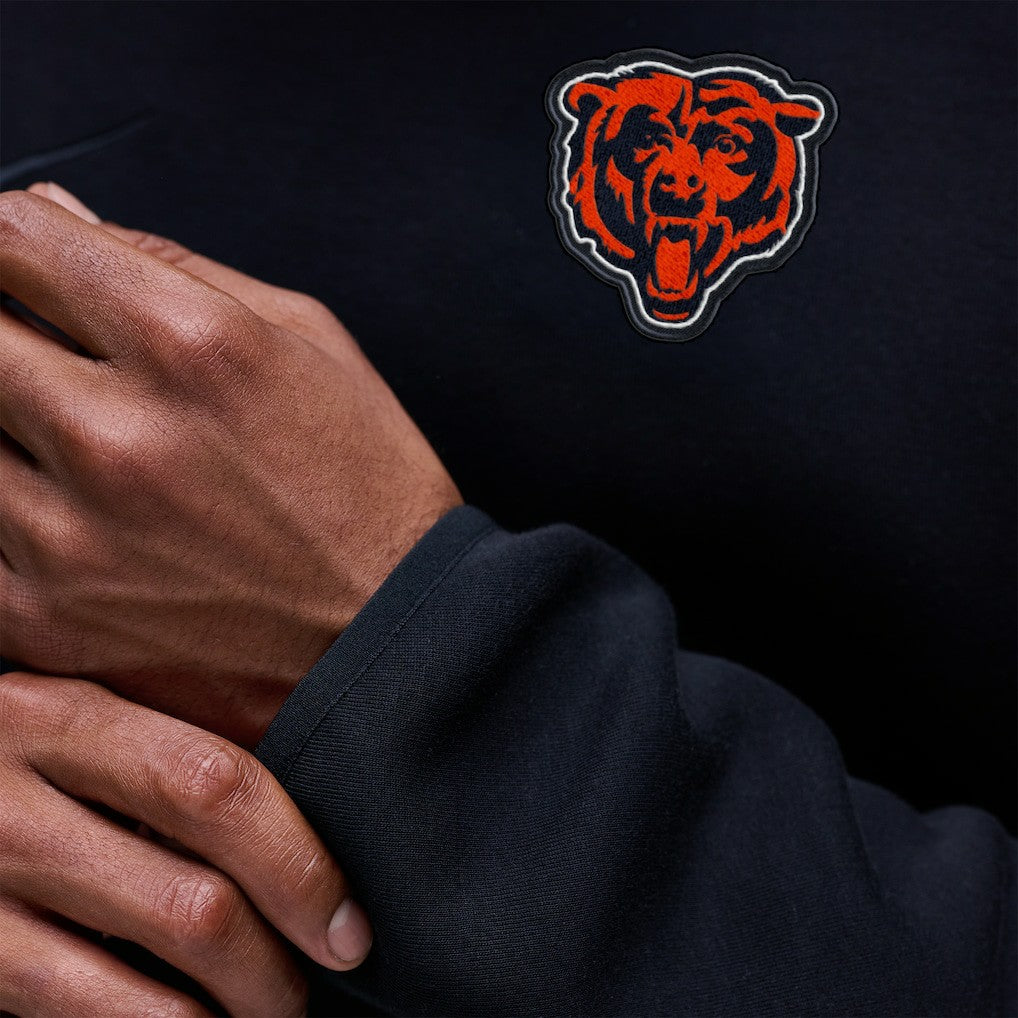 Chicago Bears Tech Fleece Raglan Sweatshirt - Black Sweatshirts
