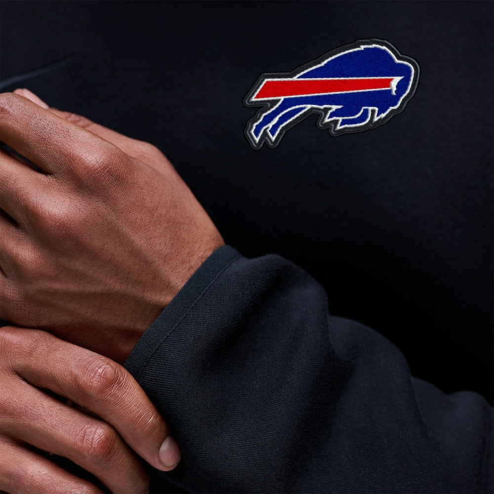 Buffalo Bills Tech Fleece Raglan Sweatshirt - Black Sweatshirts