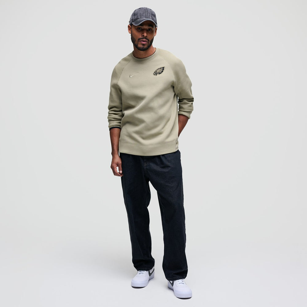 Philadelphia Eagles Tech Fleece Raglan Sweatshirt - Olive Sweatshirts
