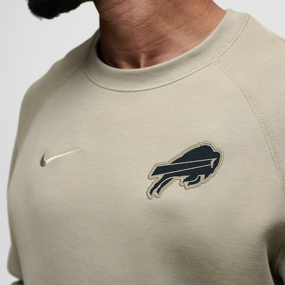 Buffalo Bills Tech Fleece Raglan Sweatshirt - Olive Sweatshirts