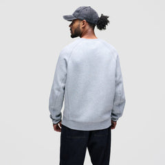 Detroit Tigers Nike Tech Fleece Raglan Sweatshirt - Heather Charcoal Sweatshirts