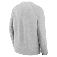 Chicago Cubs Nike Tech Fleece Raglan Sweatshirt - Heather Charcoal Sweatshirts