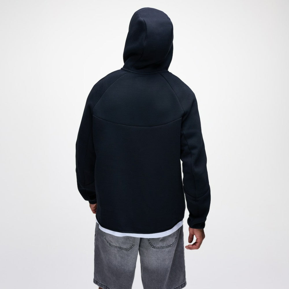 Detroit Tigers Nike Tech Fleece Raglan Full-Zip Windrunner Hoodie - Black Hoodies