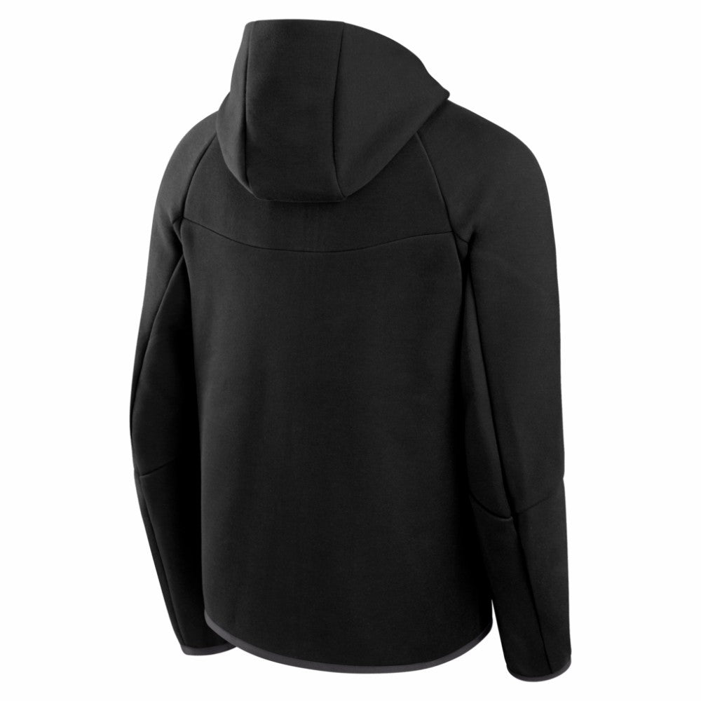 Chicago Cubs Nike Tech Fleece Raglan Full-Zip Windrunner Hoodie - Black Hoodies