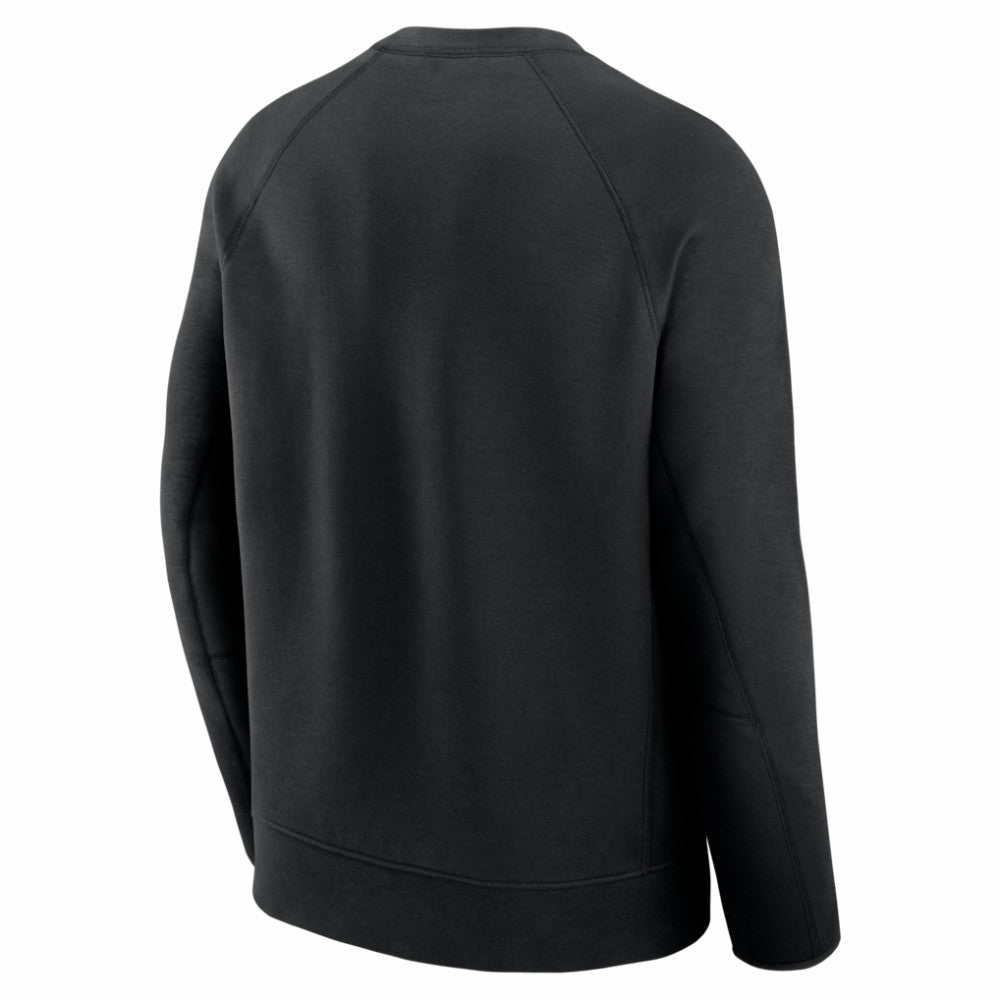 New York Yankees Nike Tech Fleece Raglan Sweatshirt - Black Sweatshirts