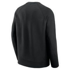 Chicago Cubs Nike Tech Fleece Raglan Sweatshirt - Black Sweatshirts