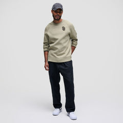 San Diego Padres Nike Tech Fleece Raglan Sweatshirt - Olive Sweatshirts