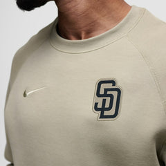 San Diego Padres Nike Tech Fleece Raglan Sweatshirt - Olive Sweatshirts