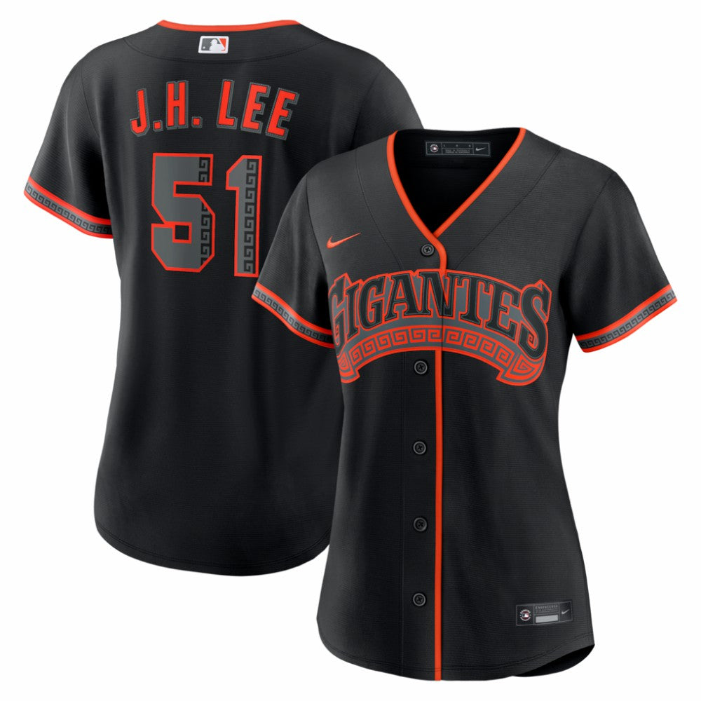 Jung Hoo Lee San Francisco Giants Nike Women's Alternate Replica Jersey - Black Jerseys