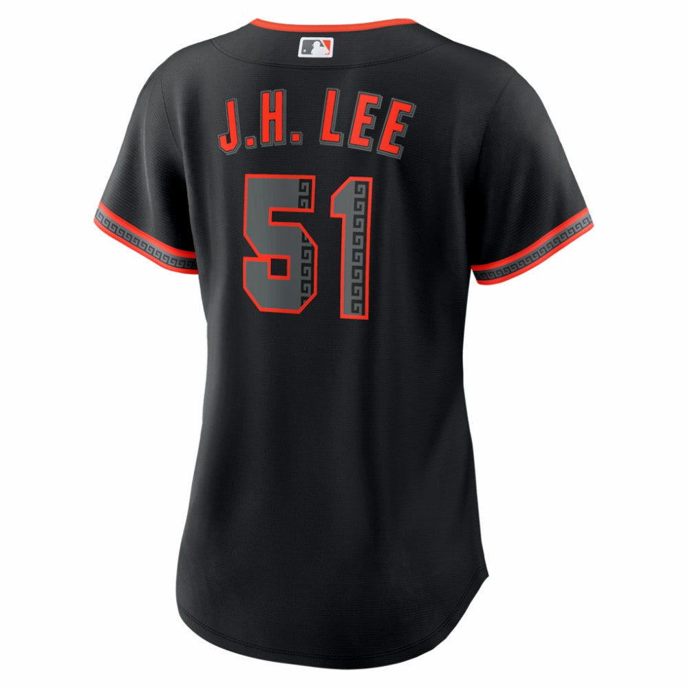 Jung Hoo Lee San Francisco Giants Nike Women's Alternate Replica Jersey - Black Jerseys