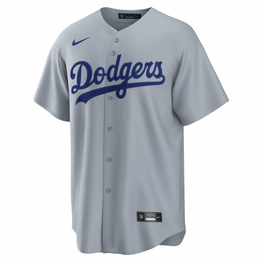 Yoshinobu Yamamoto Los Angeles Dodgers Nike Road Replica Jersey - Gray Jerseys