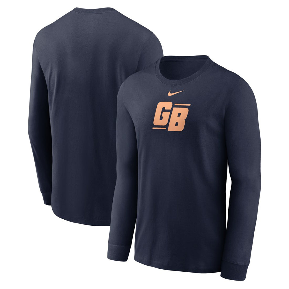 Green Bay Packers Essential Long-Sleeve T-Shirt - Navy T-shirts