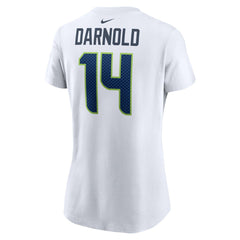 Sam Darnold Seattle Seahawks Women's Player Name & Number T-Shirt - White T-shirts