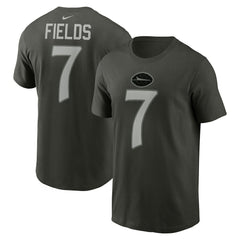 Justin Fields New York Jets 2025 Rivalries Collection Player Name & Number T-Shirt - Gotham Green T-shirts