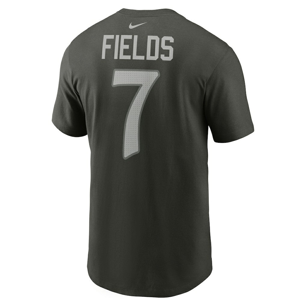 Justin Fields New York Jets 2025 Rivalries Collection Player Name & Number T-Shirt - Gotham Green T-shirts
