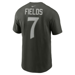 Justin Fields New York Jets 2025 Rivalries Collection Player Name & Number T-Shirt - Gotham Green T-shirts