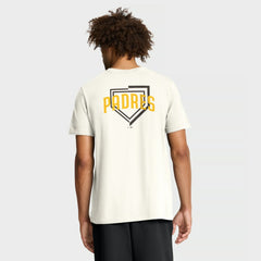 San Diego Padres Nike Primetime 2-Hit T-Shirt - Cream T-shirts