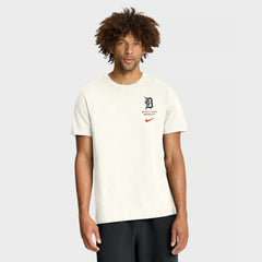 Detroit Tigers Nike Primetime 2-Hit T-Shirt - Cream T-shirts