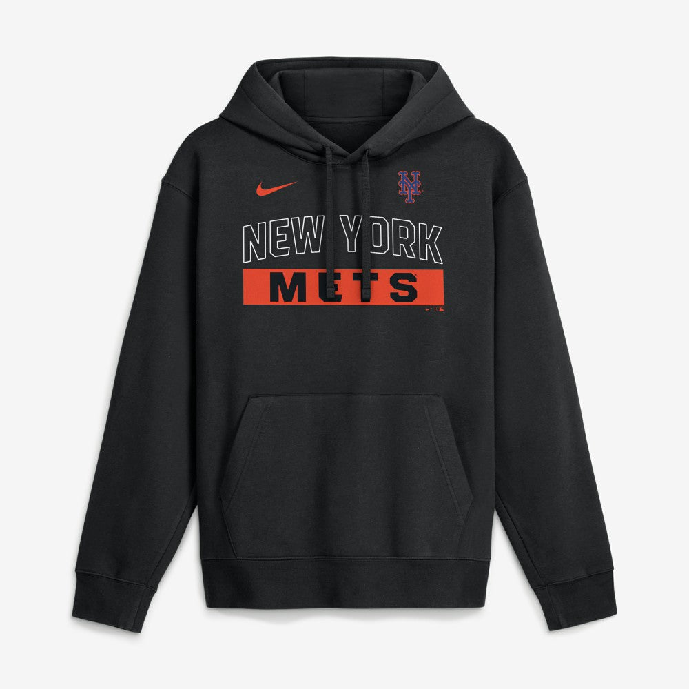 New York Mets Nike Primetime Club Hoodie - Black Hoodies
