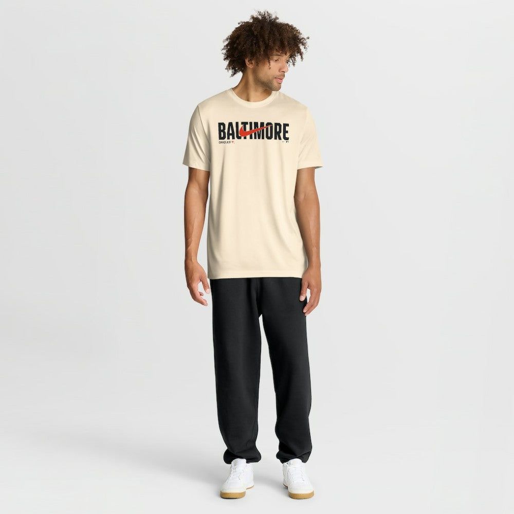 Baltimore Orioles Nike Swoosh Legend Dri-FIT T-Shirt - Cream T-shirts