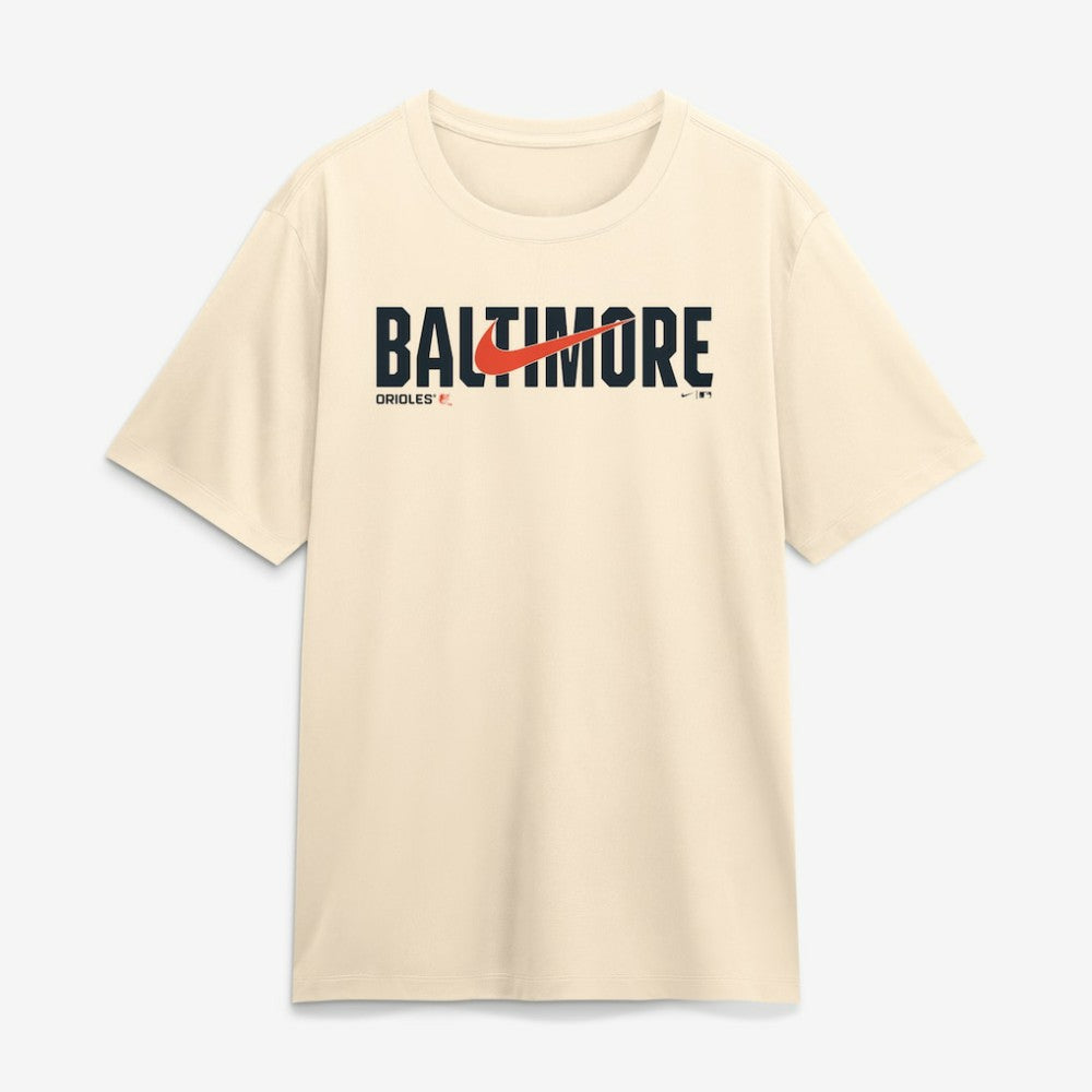 Baltimore Orioles Nike Swoosh Legend Dri-FIT T-Shirt - Cream T-shirts