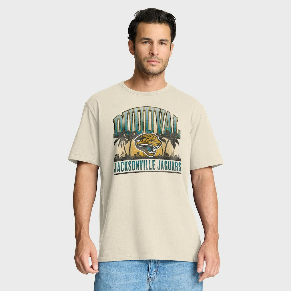Jacksonville Jaguars Team Archives T-Shirt - Cream T-shirts