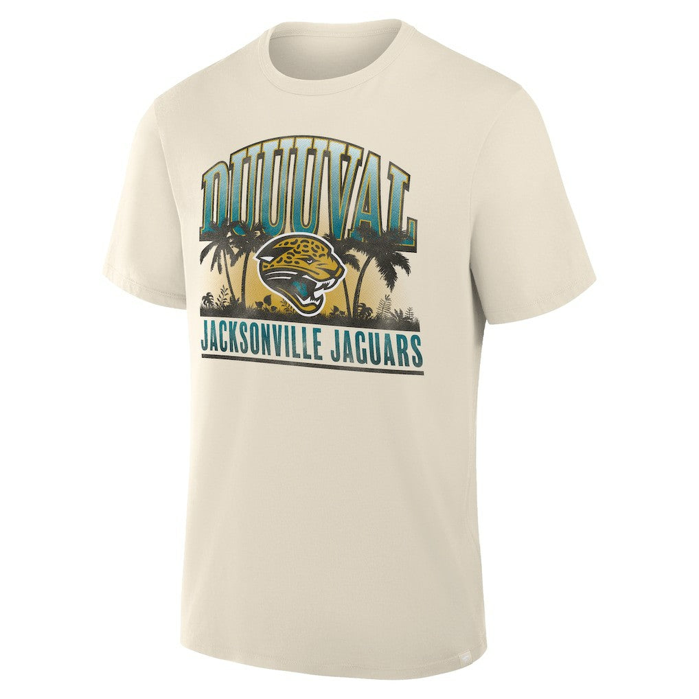 Jacksonville Jaguars Team Archives T-Shirt - Cream T-shirts