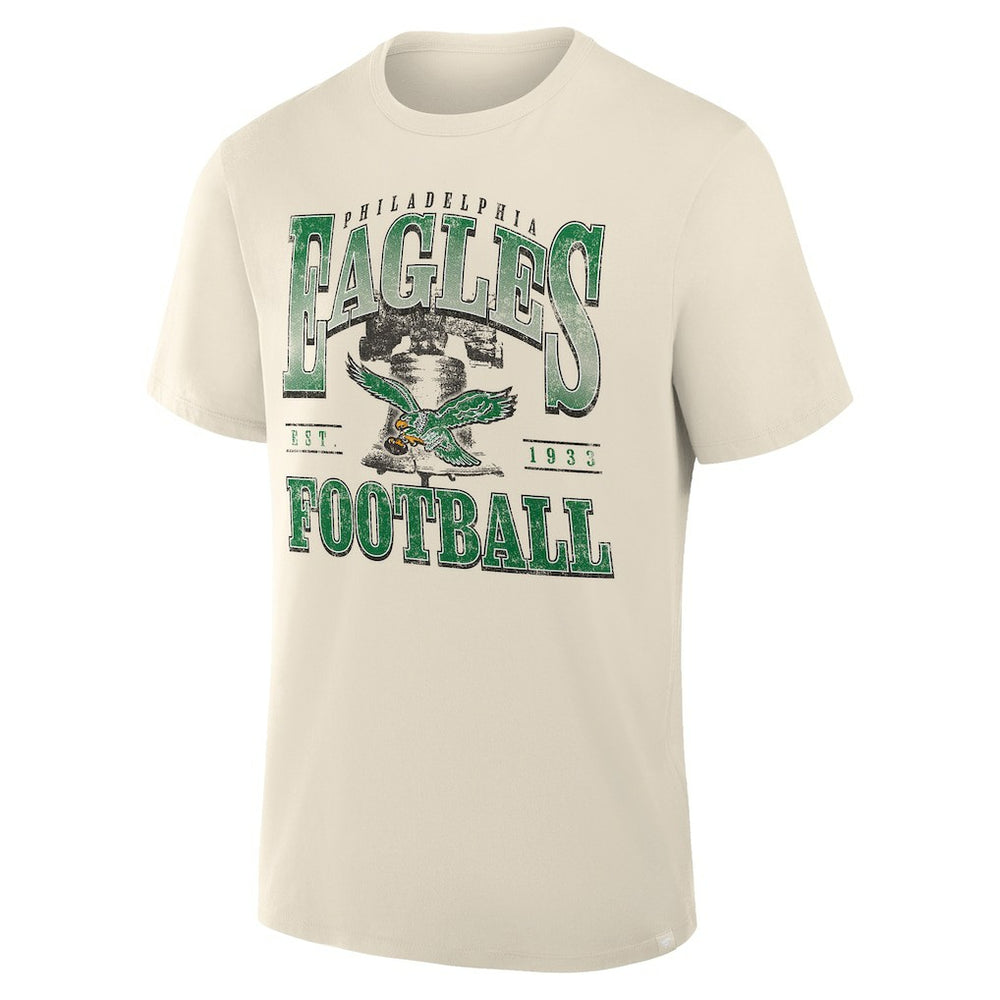 Philadelphia Eagles Team Archives T-Shirt - Cream T-shirts