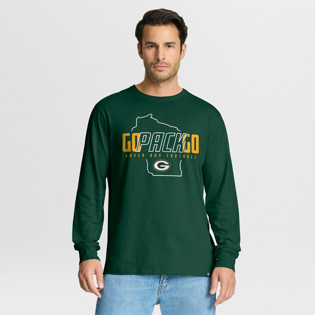 Green Bay Packers Homeward Bound Long Sleeve T-Shirt - Green T-shirts