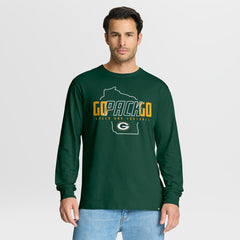 Green Bay Packers Homeward Bound Long Sleeve T-Shirt - Green T-shirts