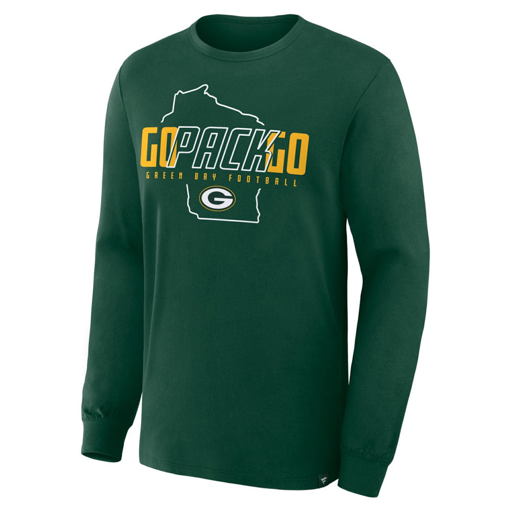 Green Bay Packers Homeward Bound Long Sleeve T-Shirt - Green T-shirts