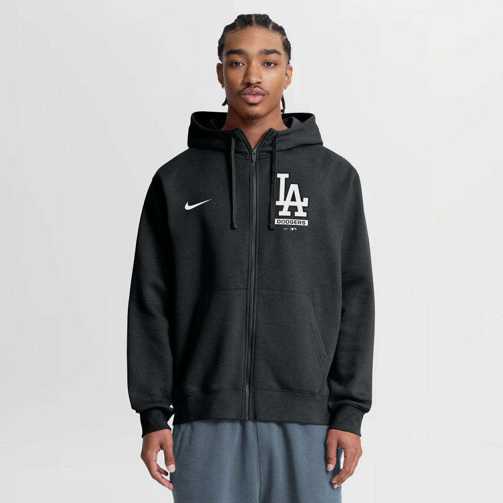 Los Angeles Dodgers Nike Primetime Lockup Full-Zip Hoodie - Black Hoodies