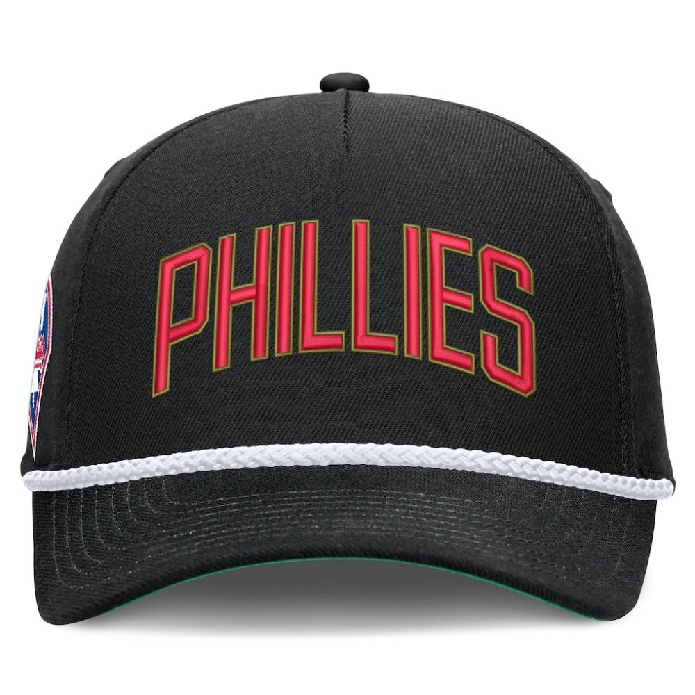 Philadelphia Phillies Nike Cooperstown Collection Rise Adjustable Hat - Black Hats