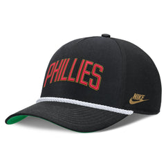 Philadelphia Phillies Nike Cooperstown Collection Rise Adjustable Hat - Black Hats