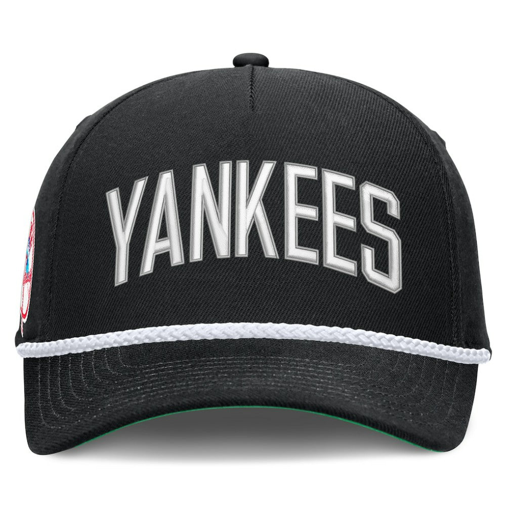New York Yankees Nike Cooperstown Collection Rise Adjustable Hat - Black Hats