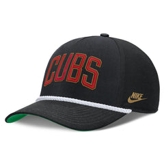 Chicago Cubs Nike Cooperstown Collection Rise Adjustable Hat - Black Hats