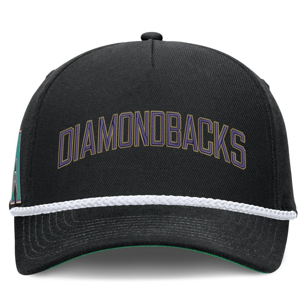 Arizona Diamondbacks Nike Cooperstown Collection Rise Adjustable Hat - Black Hats
