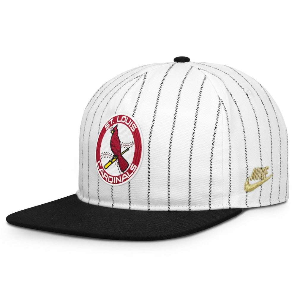 St. Louis Cardinals Nike Cooperstown Collection Pro Adjustable Hat - White/Black Hats