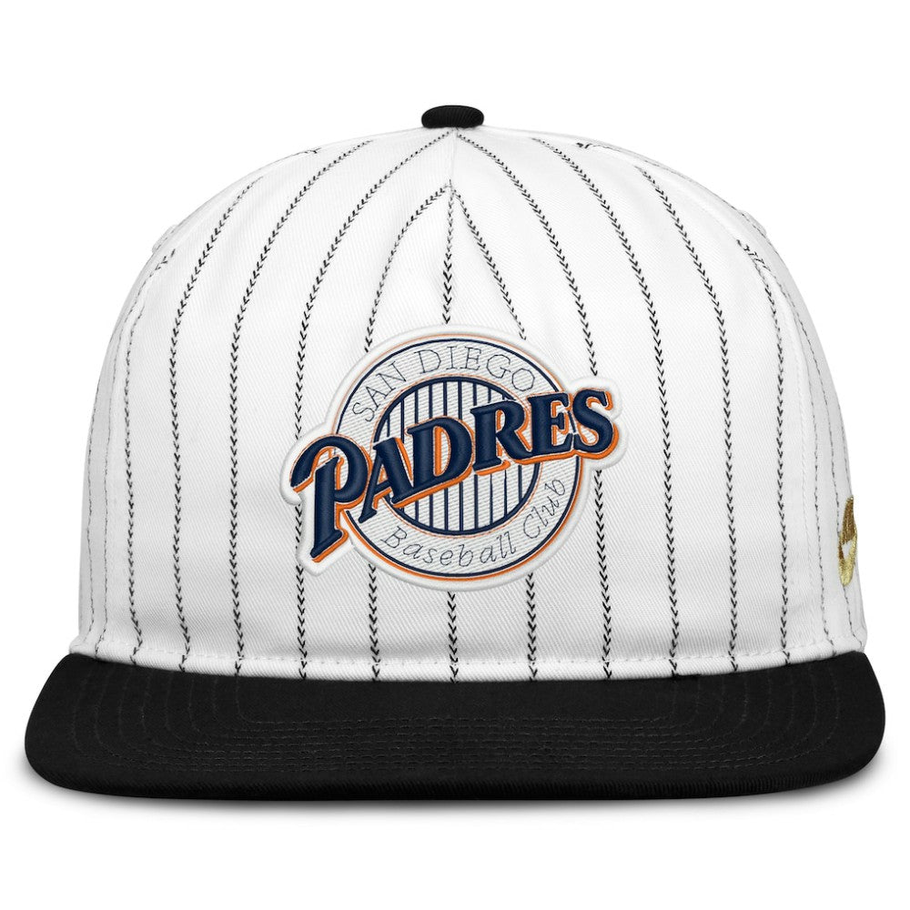 San Diego Padres Nike Cooperstown Collection Pro Adjustable Hat - White/Black Hats